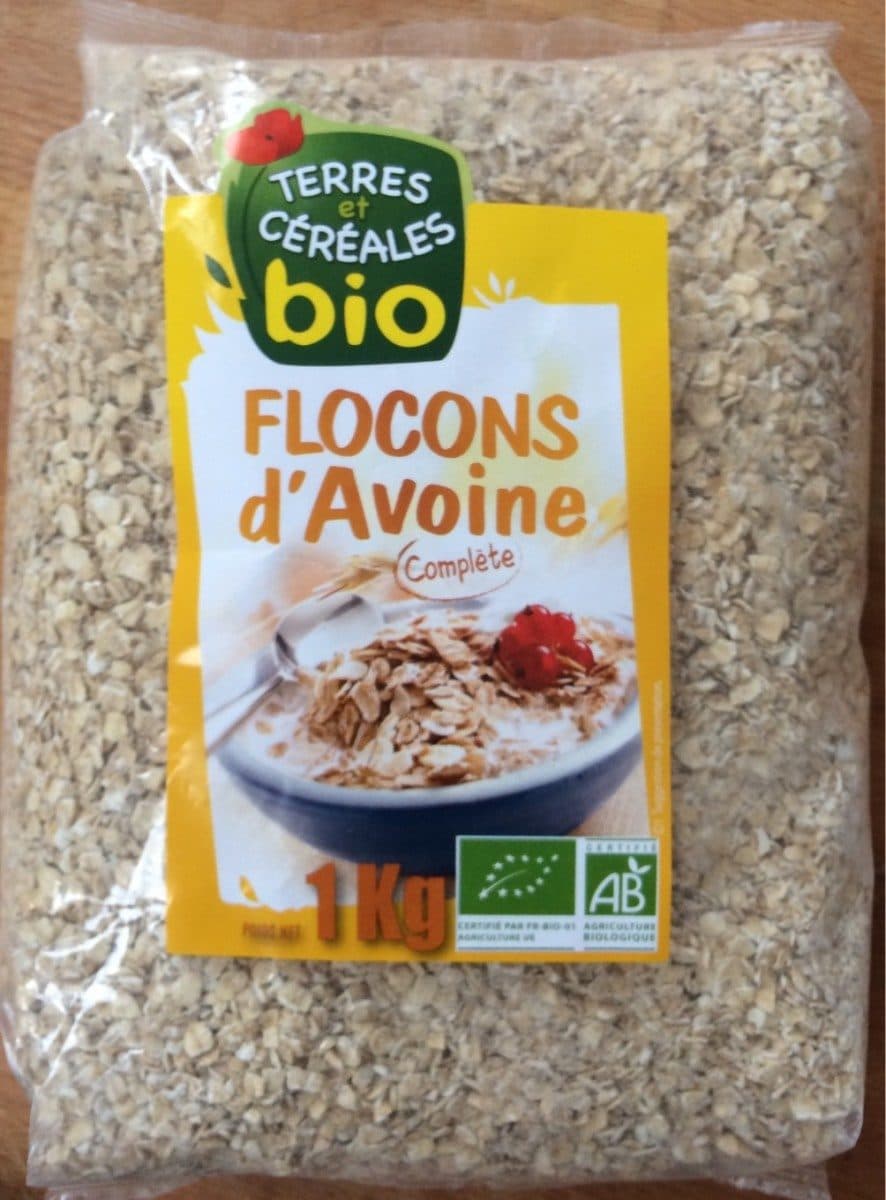 Terres et Céréales Bio Flocon d'avoine - complète packshot