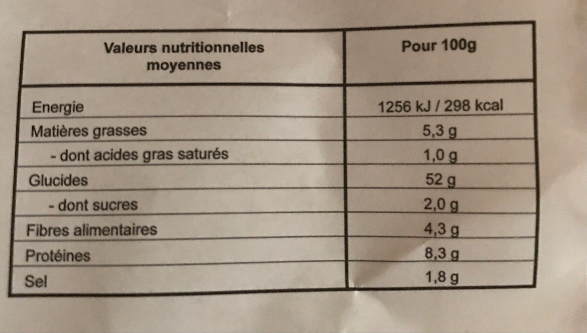 Open Food Facts Baguettine aux olives packshot