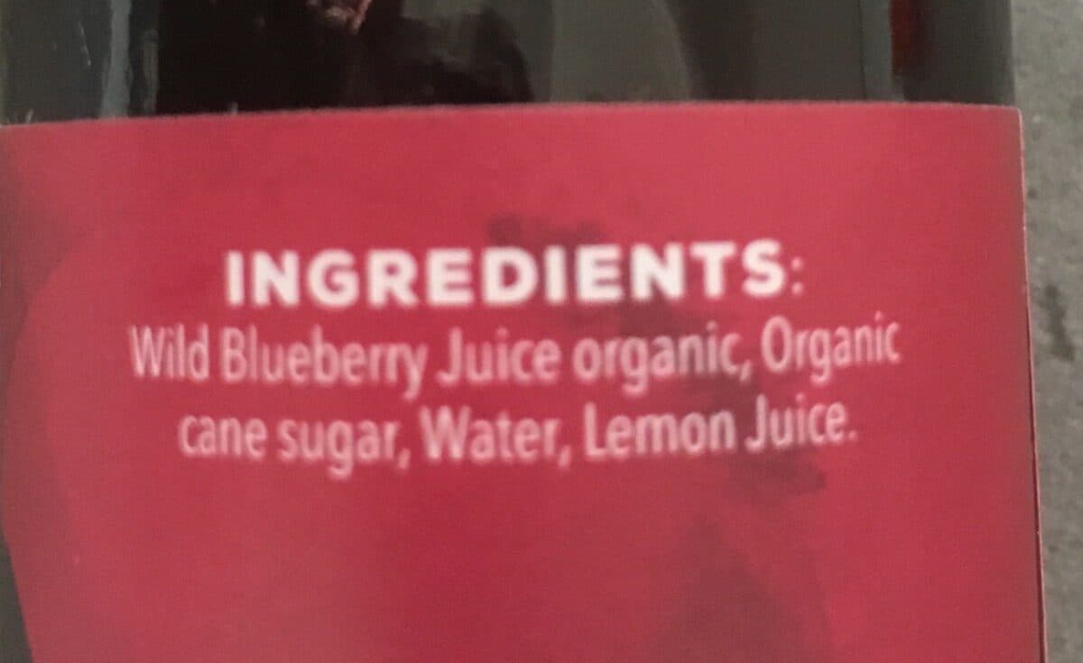 Open Food Facts Sirop de bleuet packshot