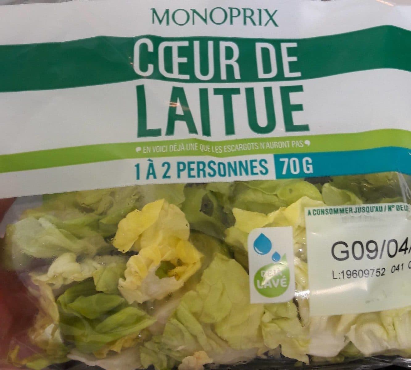 Monoprix Coeur de laitue packshot