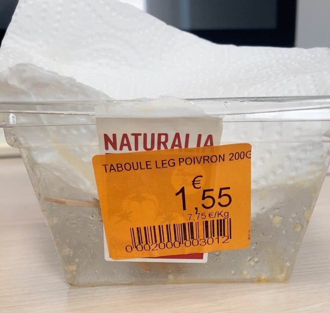 Open Food Facts Taboulé legumes poivron packshot