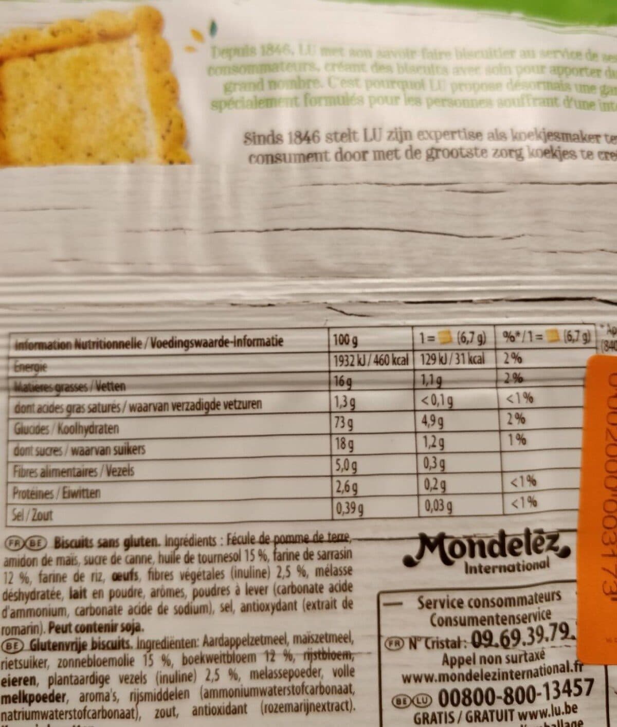 Open Food Facts Sans gluten sarrasin packshot
