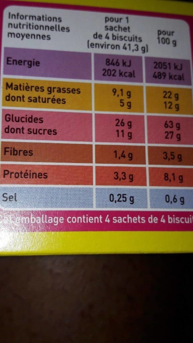 Monoprix Bio Sablés chocolat au lait packshot