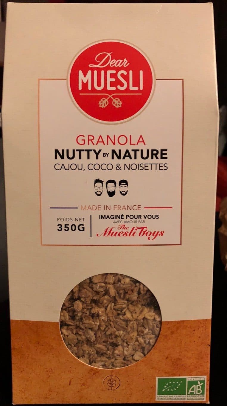 Dear Muesli Granola Nutty by nature packshot
