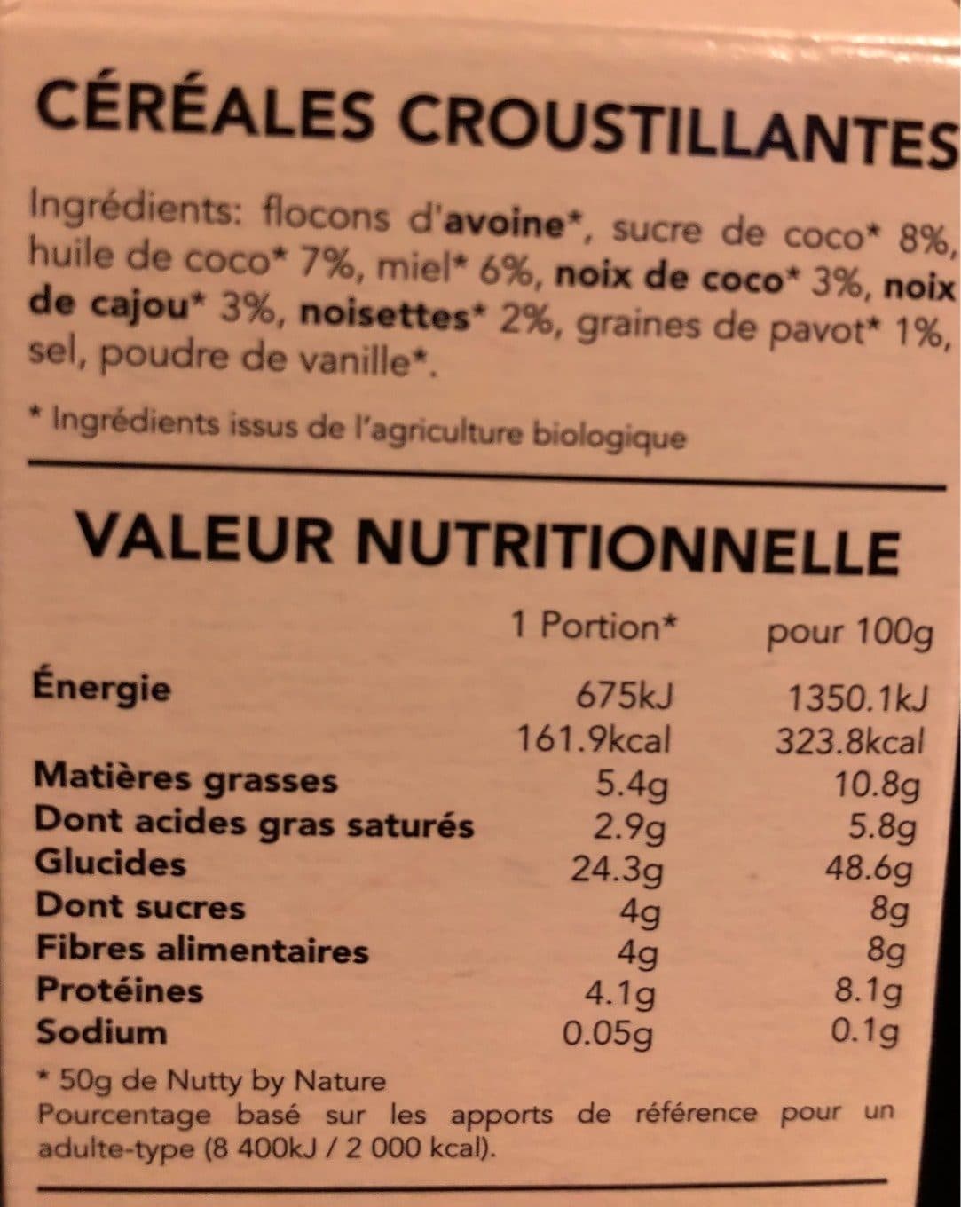 Dear Muesli Granola Nutty by nature packshot