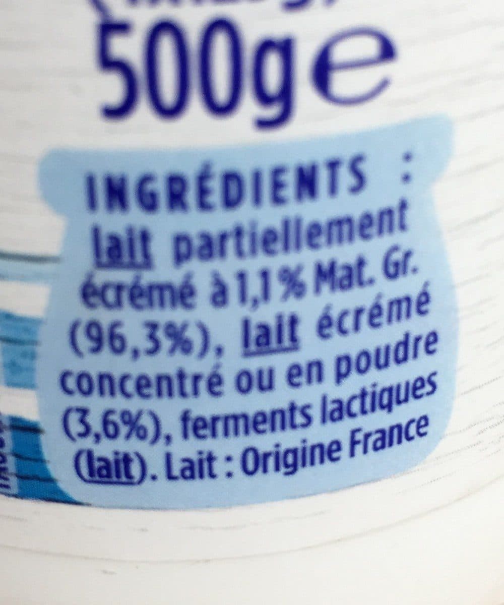 Danone Le nature packshot