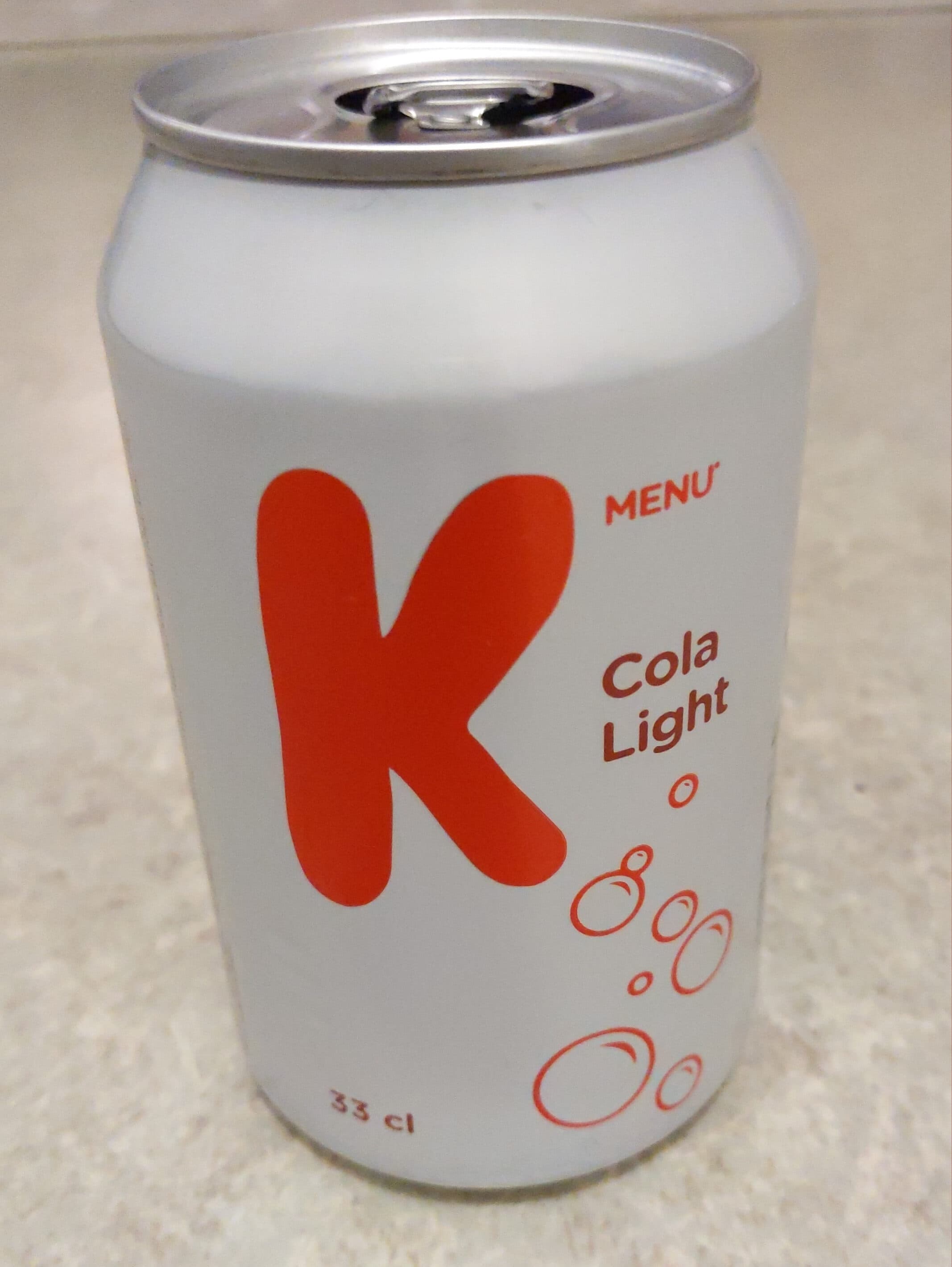 K Menu Cola Light packshot