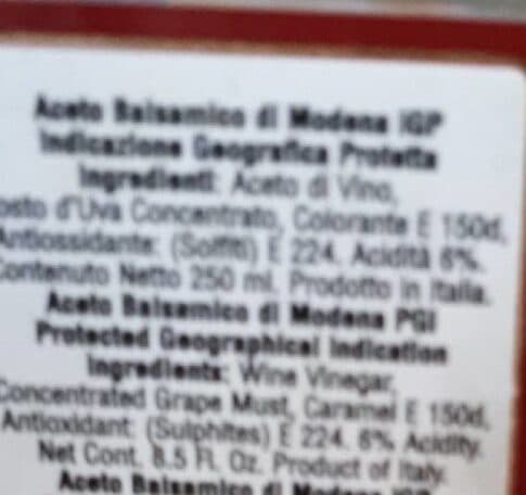 De Nigris Balsamic Vinegar Of Modena Gold Eagle packshot