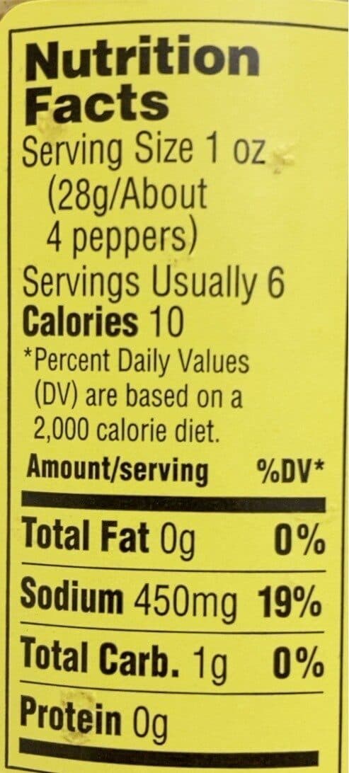 Mt. Olive Pickle Company Inc. Pepperoncini packshot