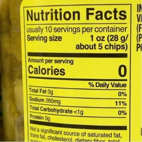 Mt. Olive Pickle Company Inc. Hamburger Dill Chips packshot