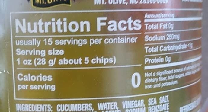 Mt. Olive Mini stuffers hamburger dill chips packshot
