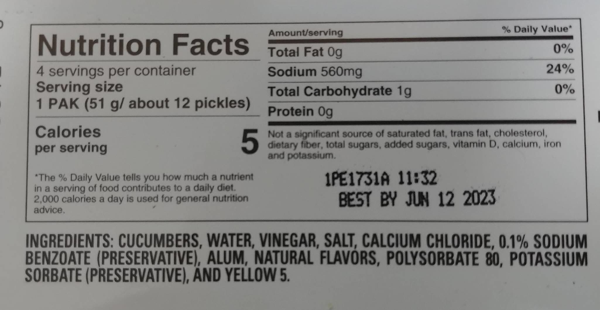Mt. Olive PicklePak Kosher Dill Petites packshot