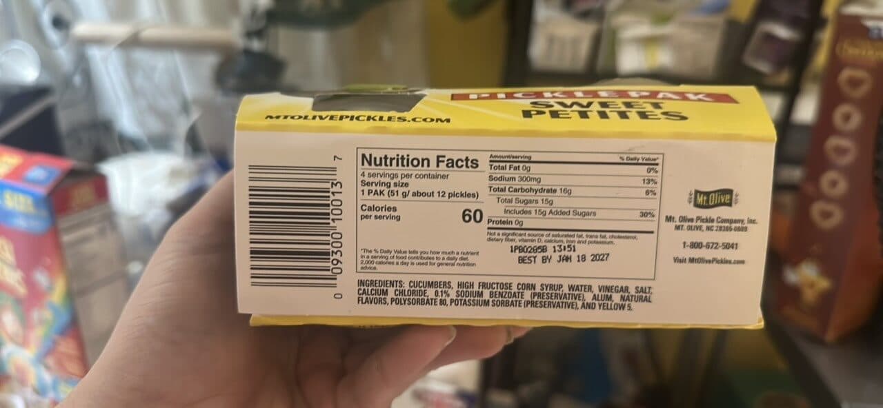 Mt Olive SWEET PETITES packshot