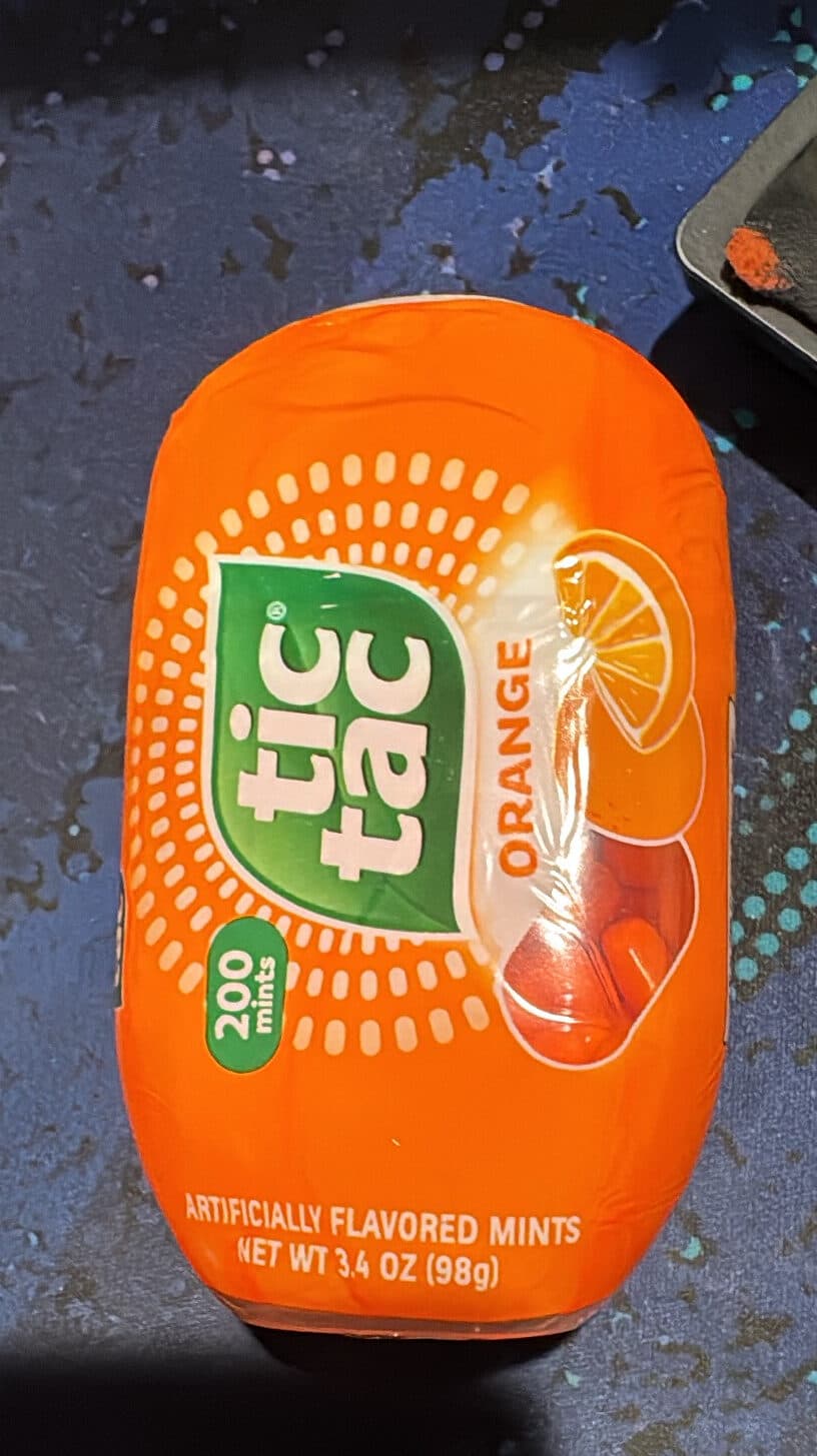 Tic Tac Tic Tac Orange packshot