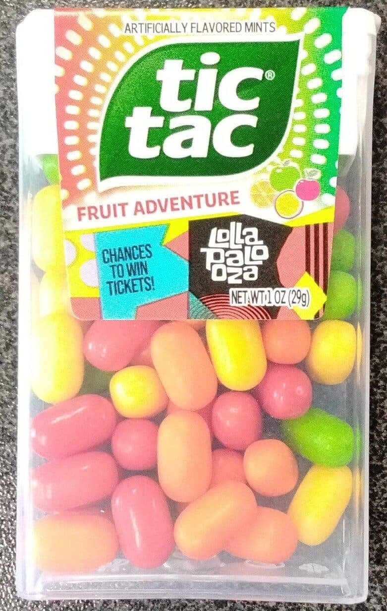 Tic Tac Fruit Adventure Mints packshot