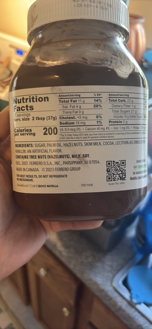Nutella Hazelnut Spread with Cocoa packshot