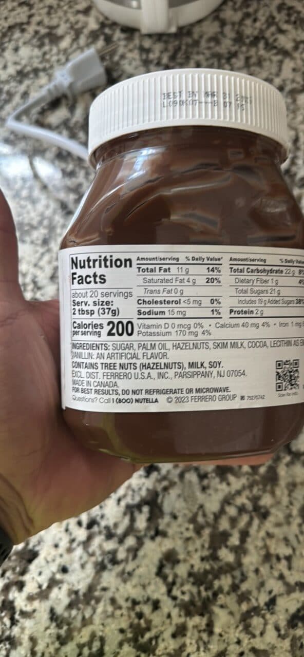 nutella HAZELNUT SPREAD WITH COCOA packshot