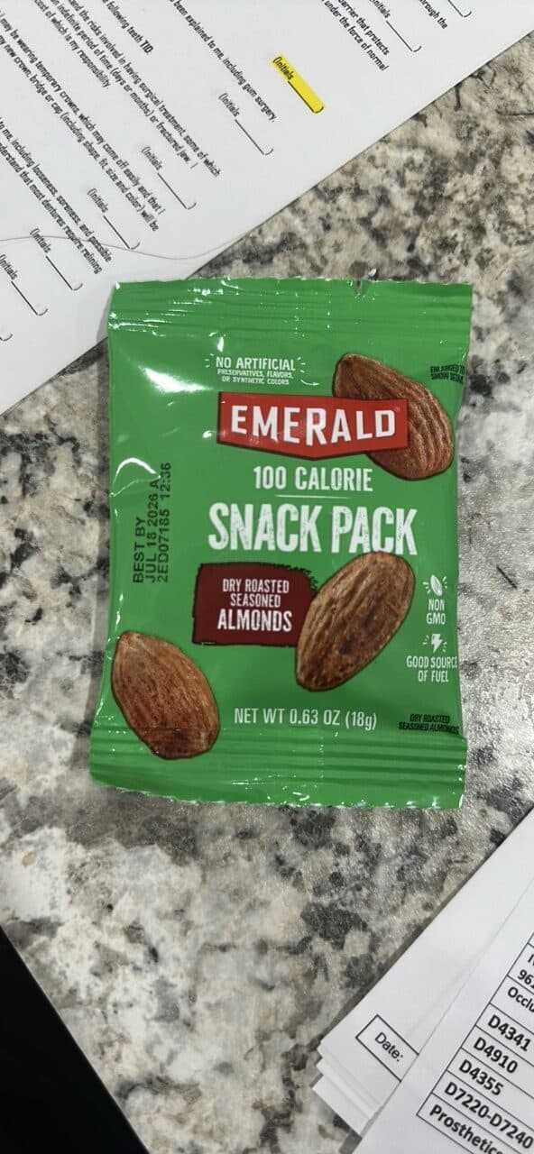 Emerald Dry Roasted Seasoned Almonds packshot
