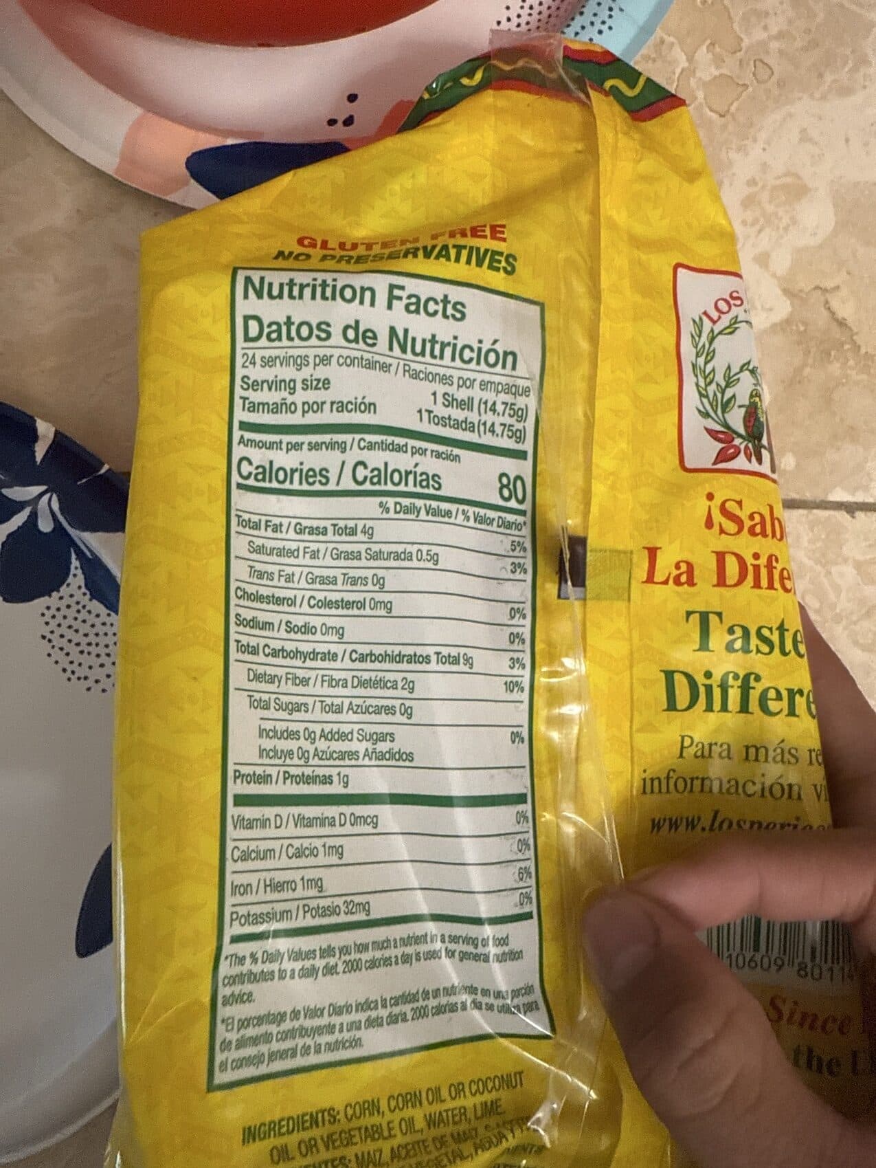 LOS PERICOS TOSTADA CASERA packshot