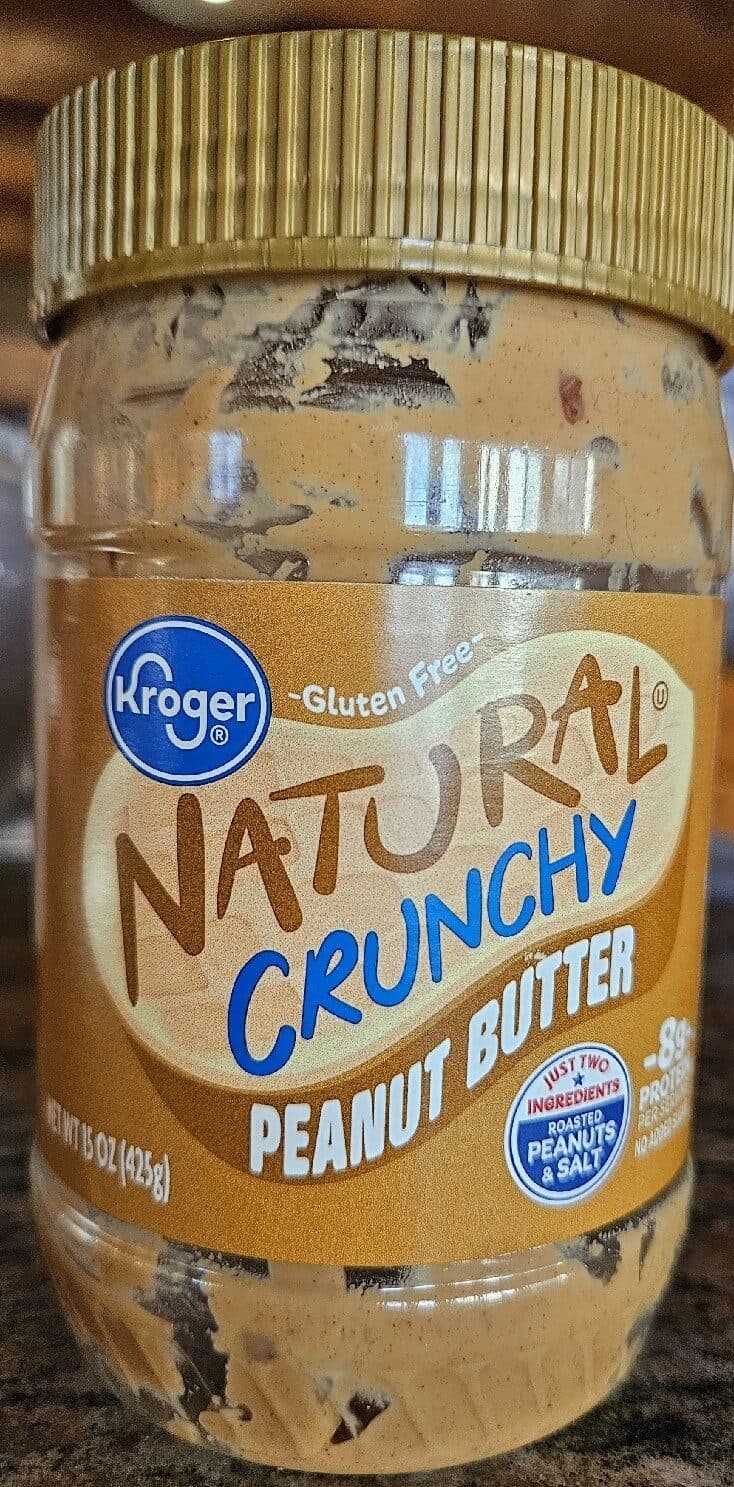 Kroger Natural Crunchy Peanut Butter packshot