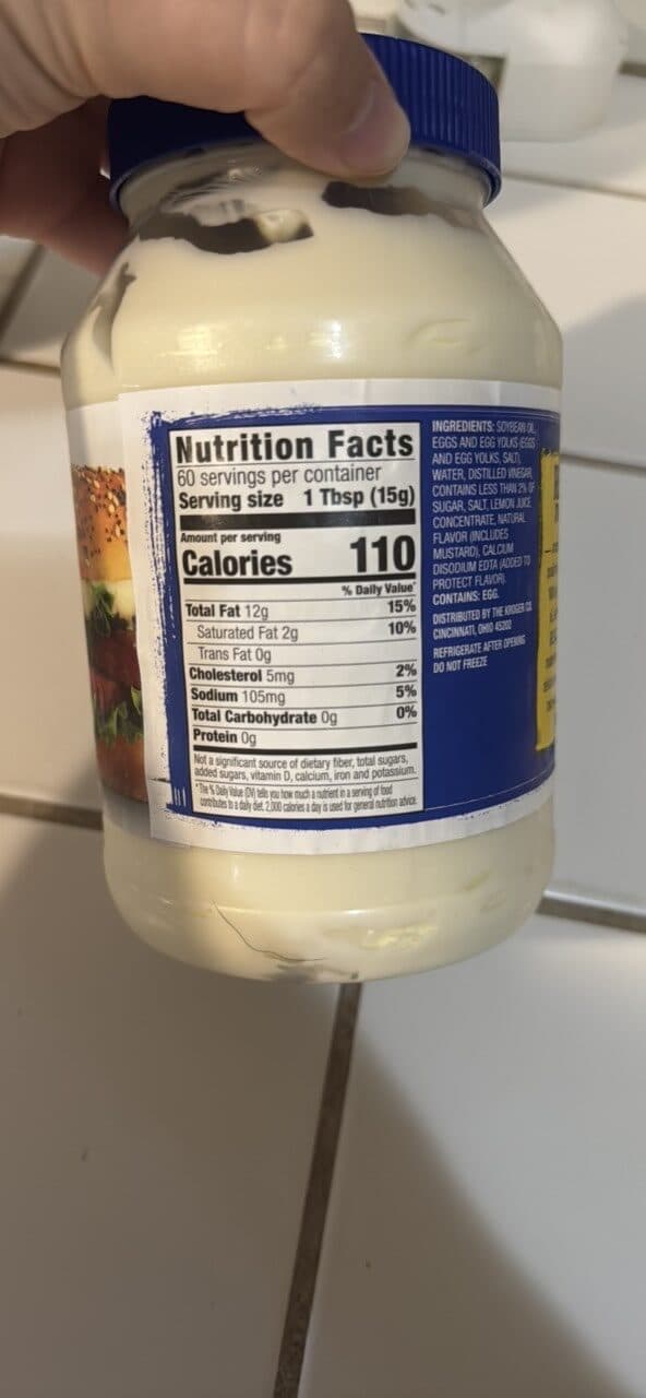 Kroger Real Mayonnaise packshot