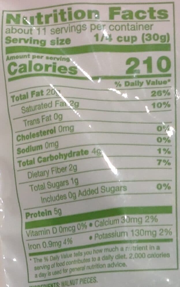 simple truth WALNUTS PIECES packshot