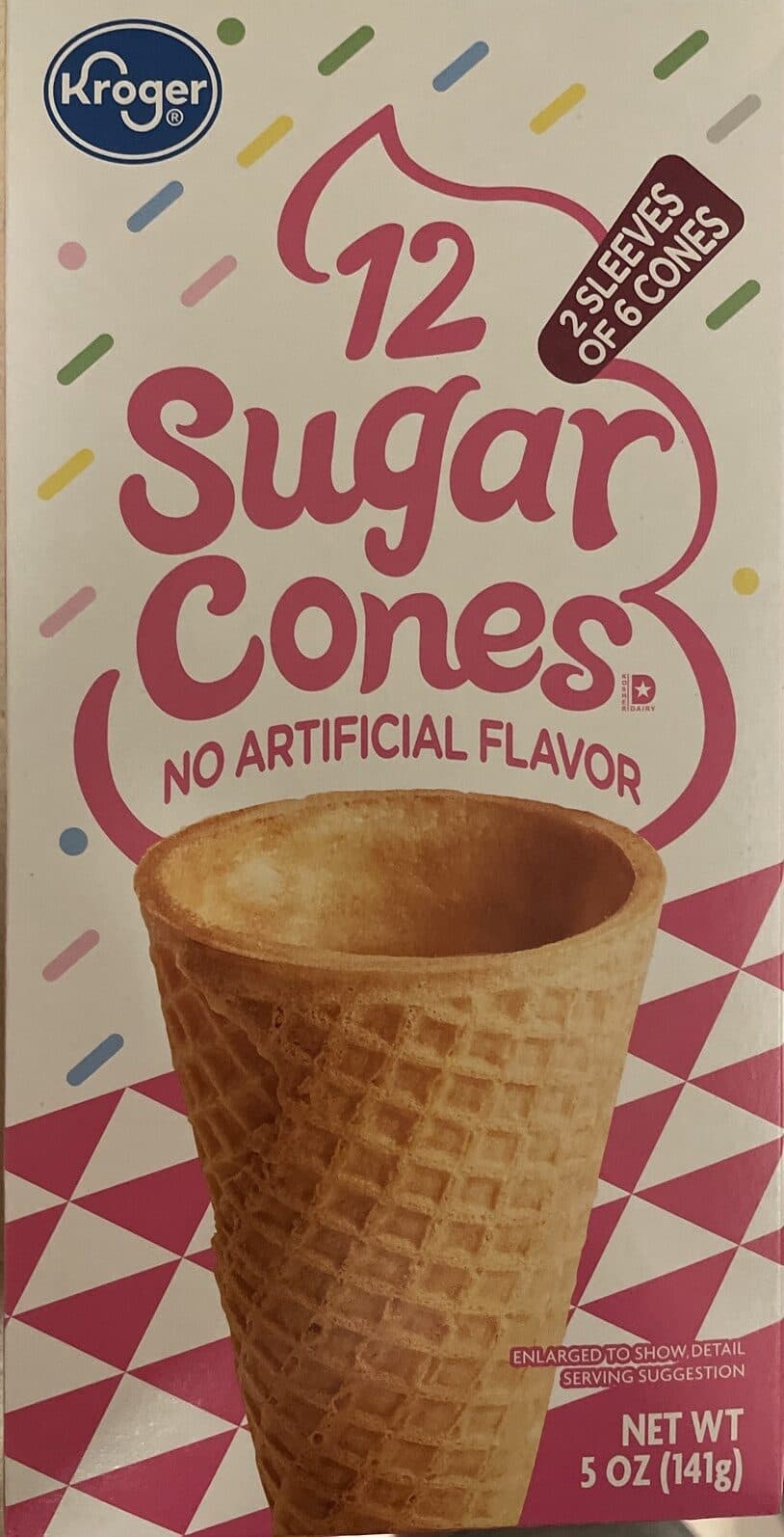 Kroger Sugar Cones packshot