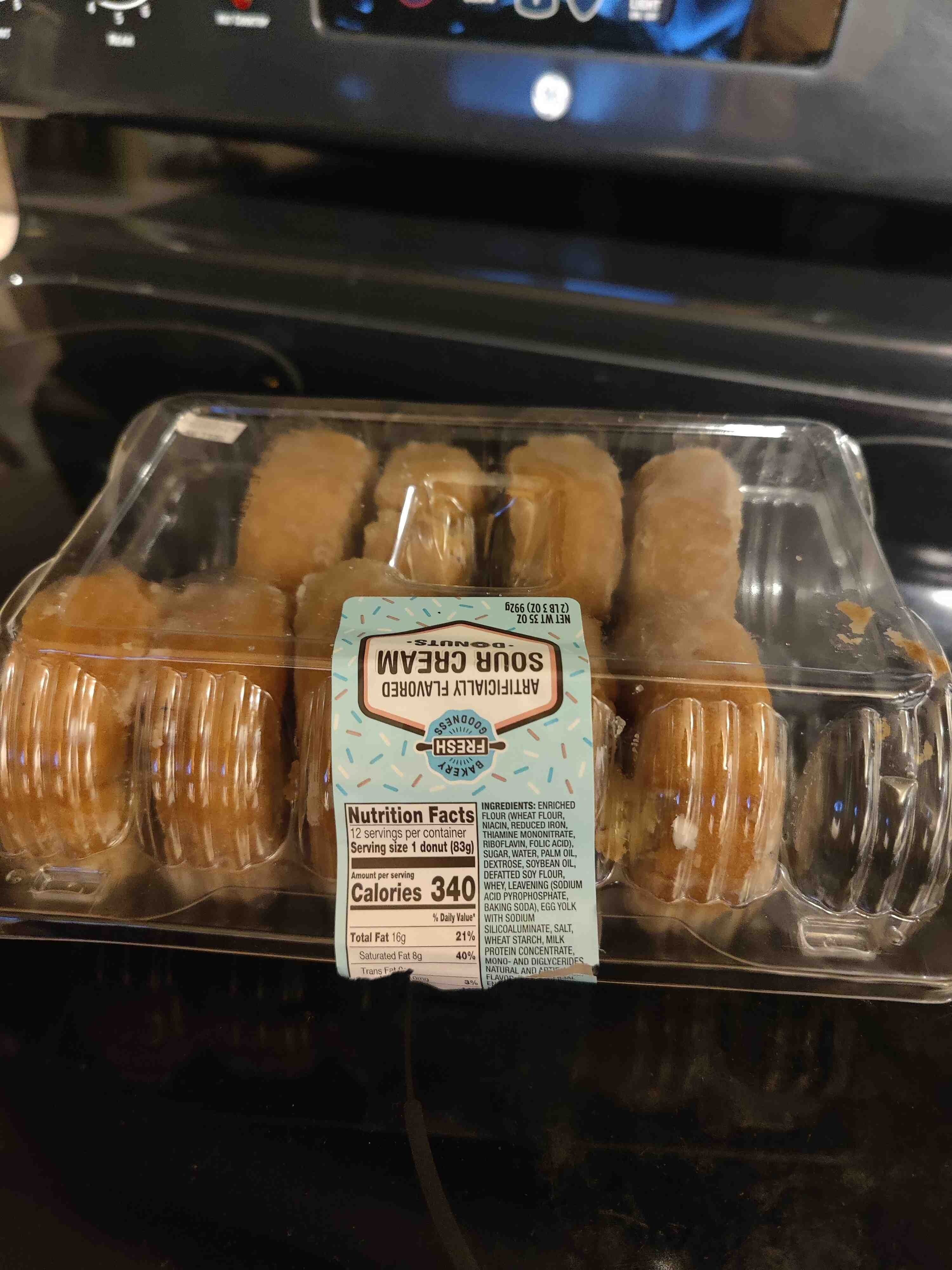 Bakery Goodness Sour Cream Donuts packshot