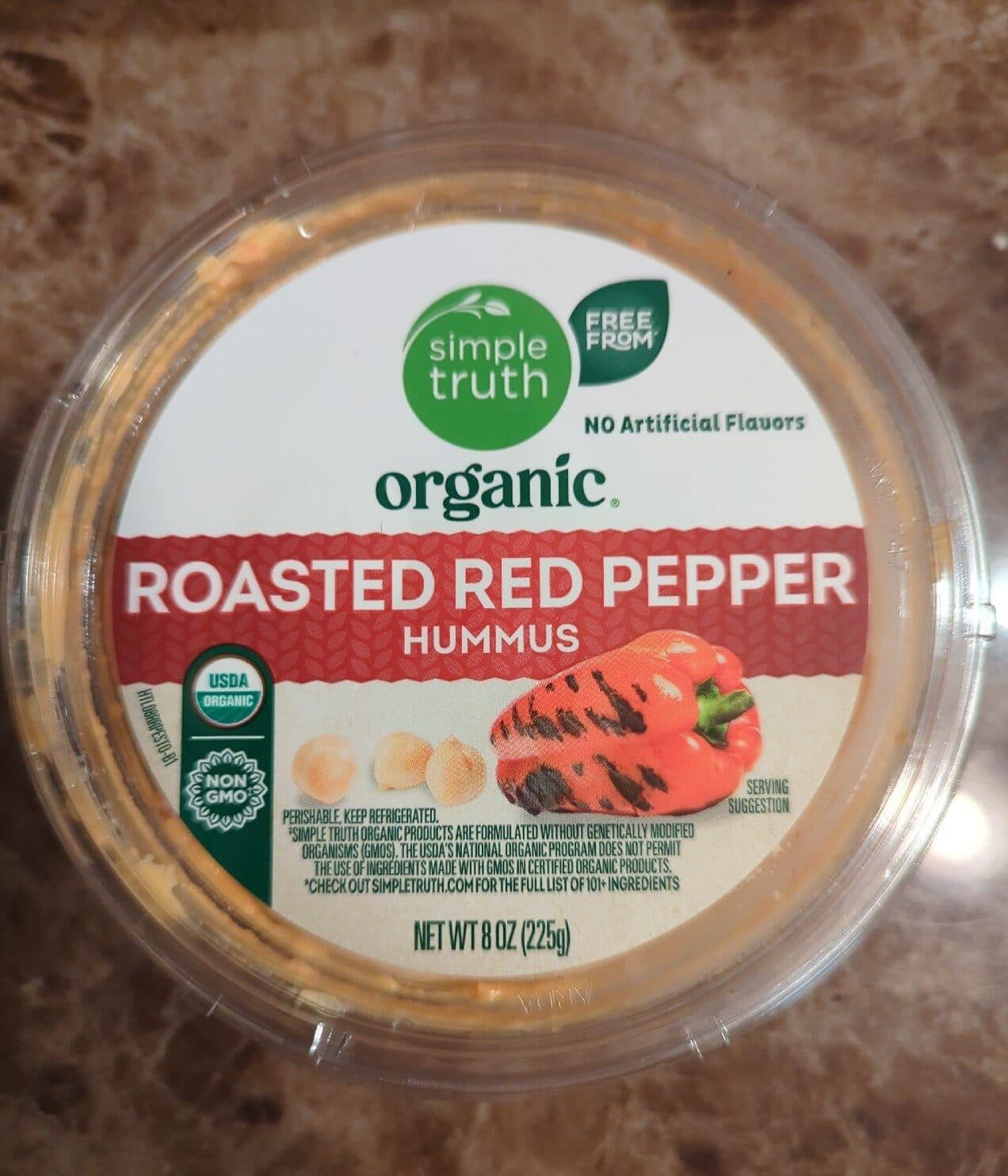 Simple Truth Organic Roasted Red Pepper Hummus packshot