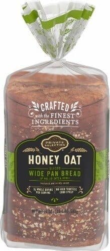 Private Selection Honey oat sliced wide pan bread packshot