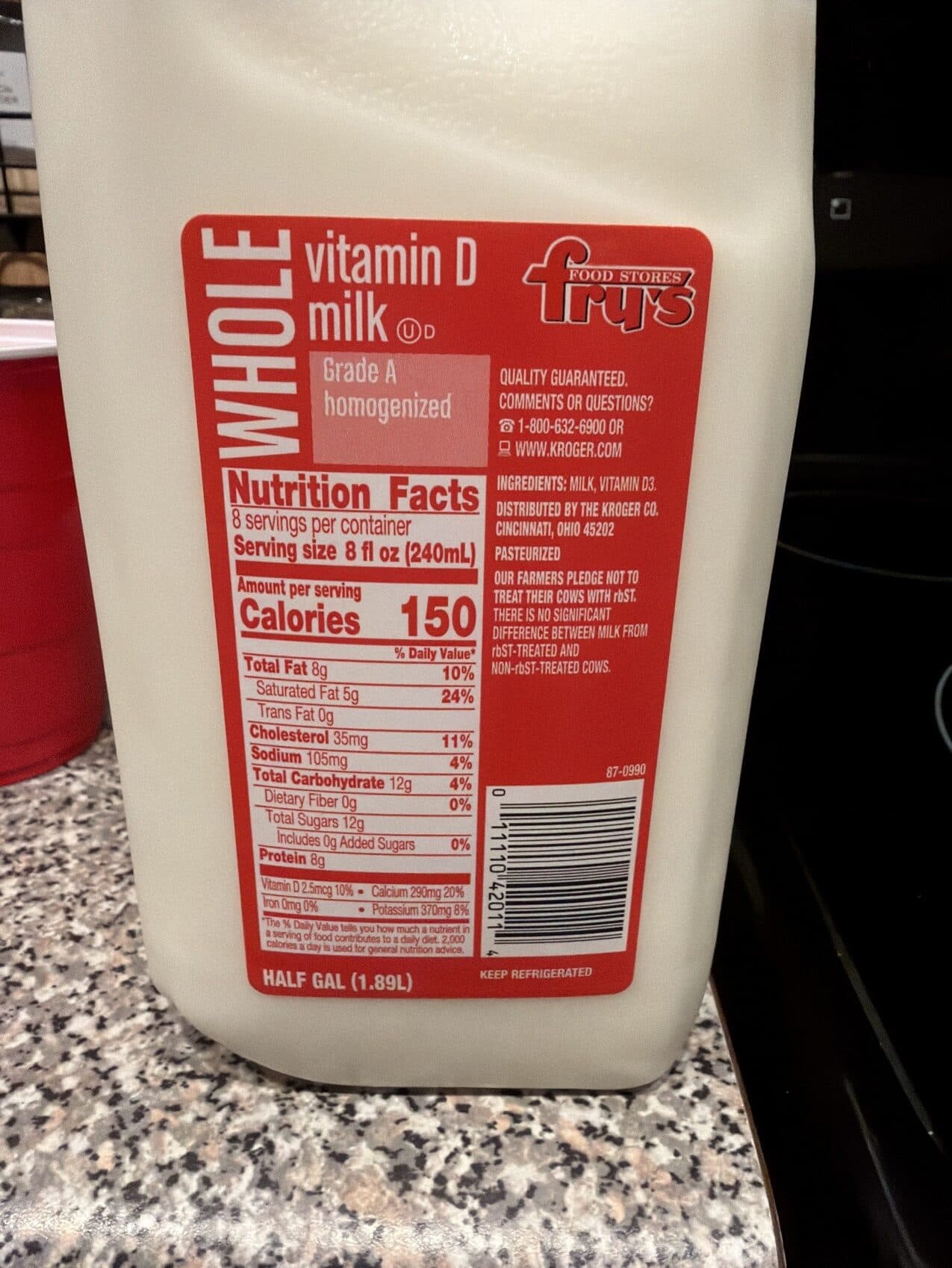 Fry's Vitamin D Milk packshot