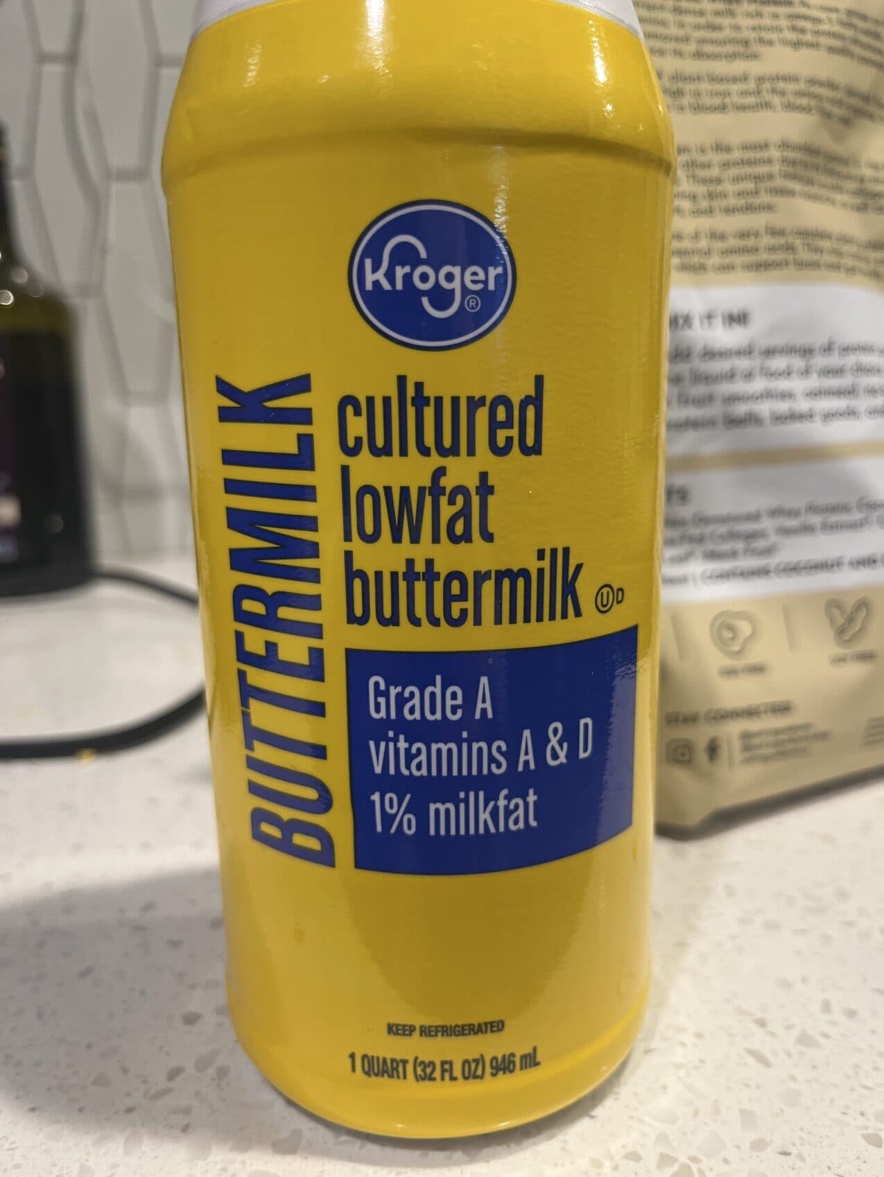 Kroger Grade A Pasteurized Cultured Lowfat Buttermilk packshot