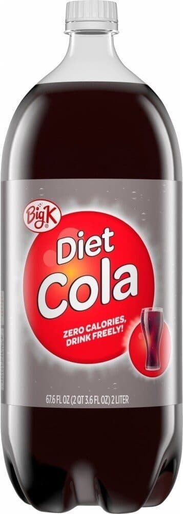 Big K Diet cola soda packshot