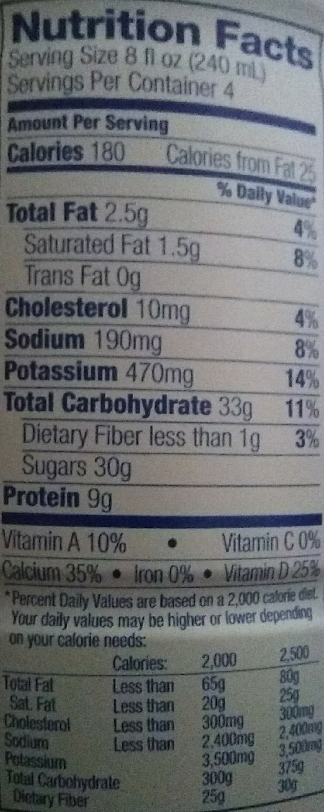Kroger Chocolate 1% lowfat milk packshot
