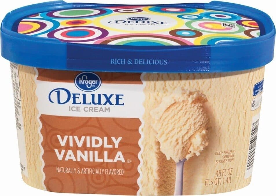 Kroger 1883 Vanilla Ice Cream packshot