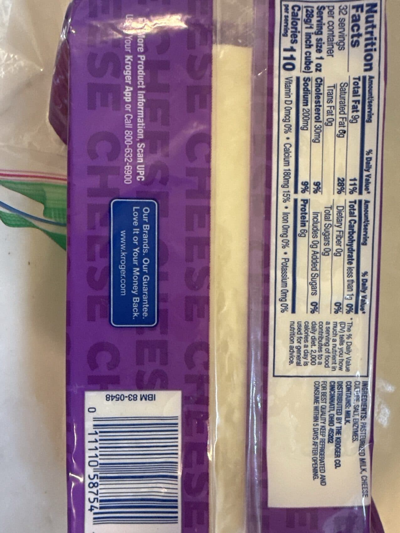 Kroger Monterey Jack packshot