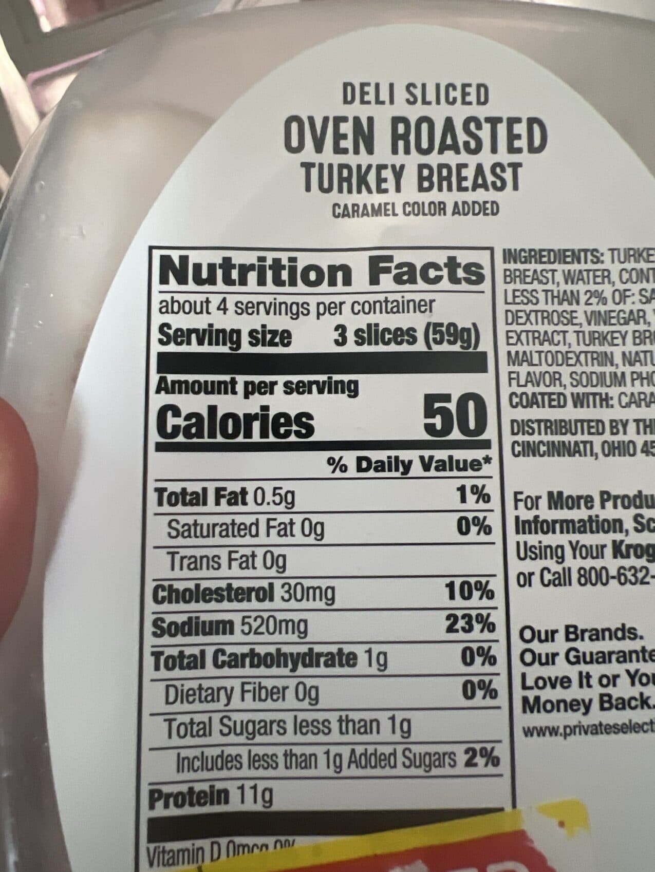 Private Selection Oven Roasted Turkey Breast packshot