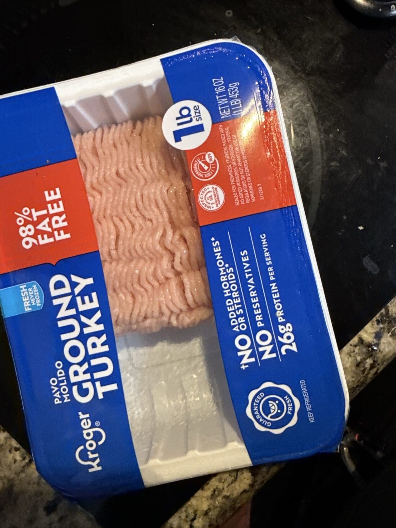 Kroger Ground Turkey Breast Extra Lean packshot
