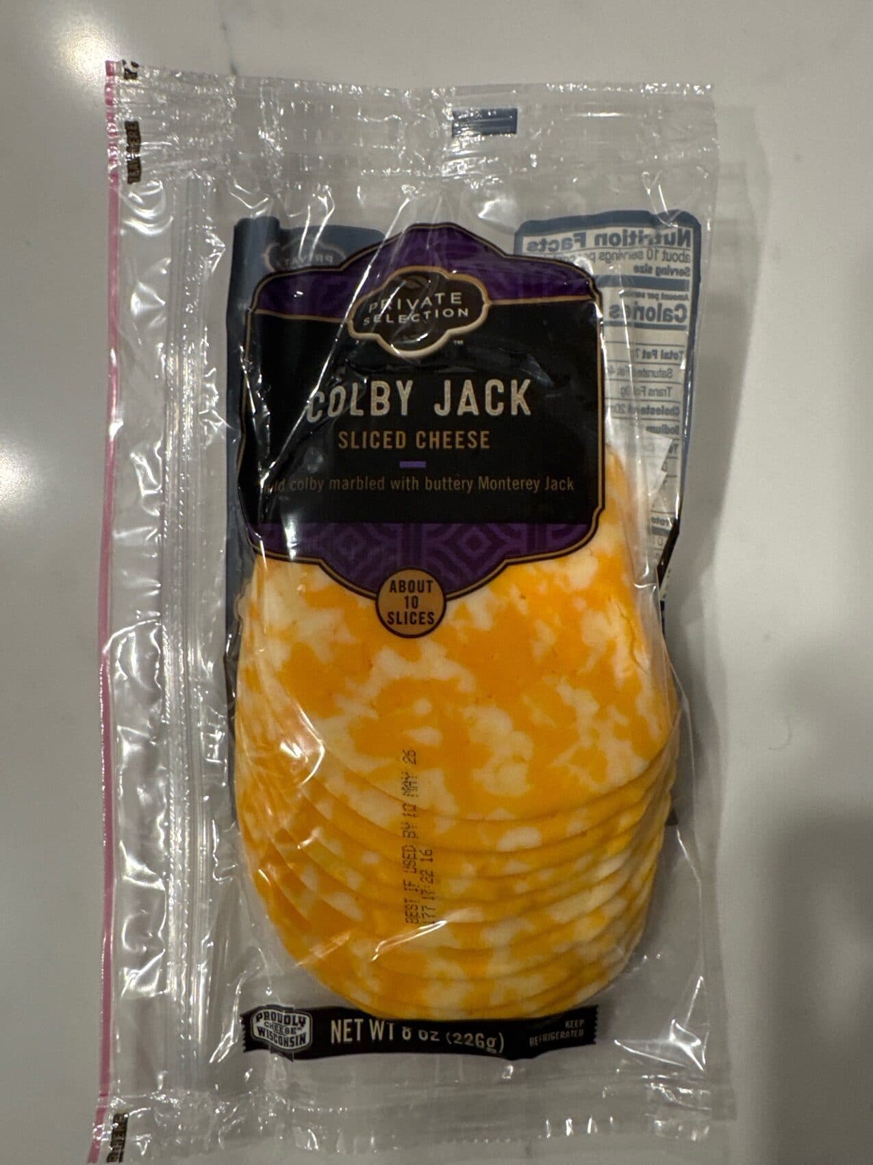 Private Selection Colby Jack Sliced Cheese packshot