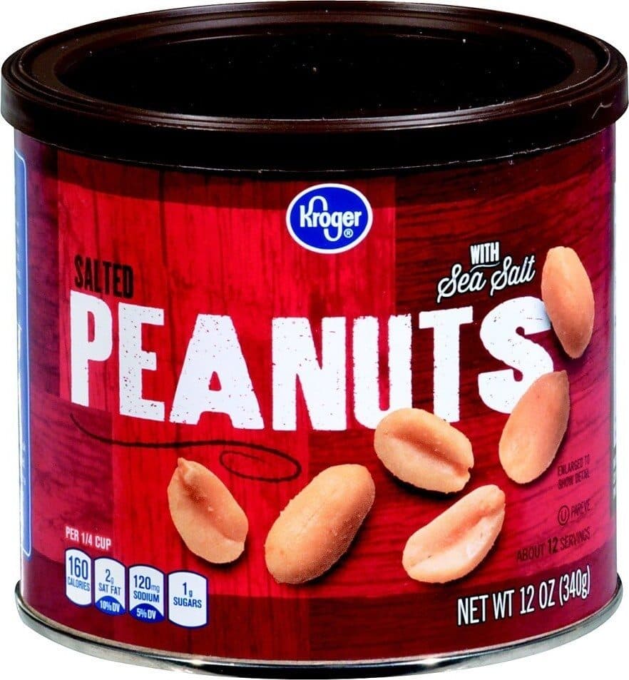 Kroger Peanuts Salted with Sea Salt packshot