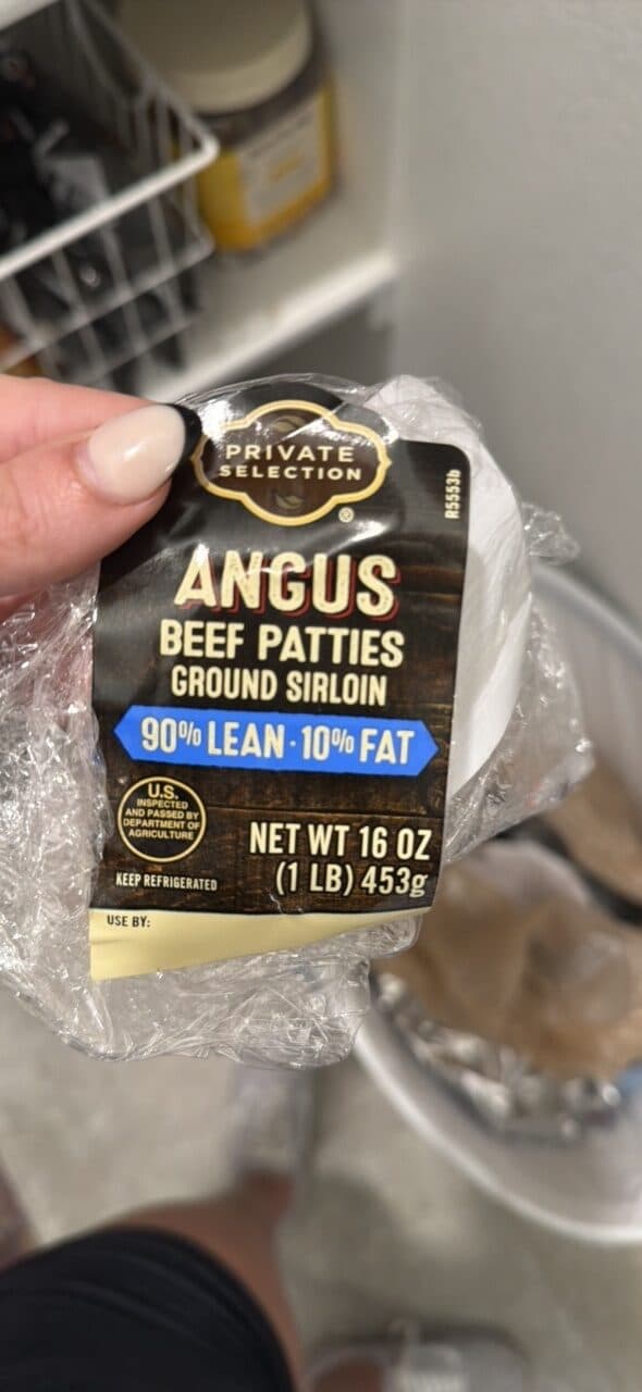 Private Selection Angus Beef Patties Ground Sirloin packshot