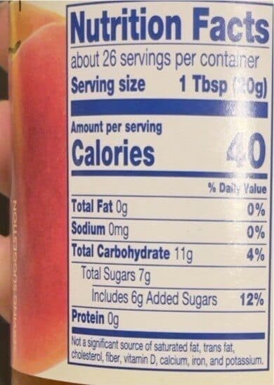 Kroger Preserves, Peach packshot