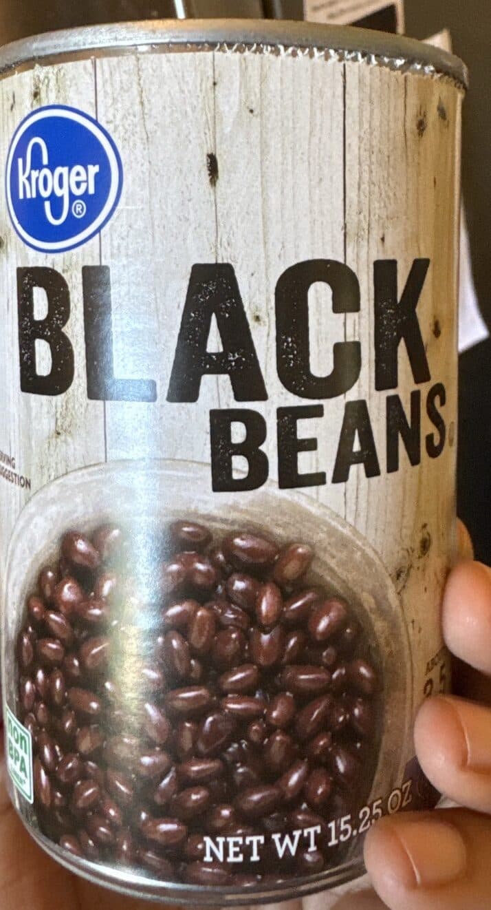 Kroger Black Beans packshot