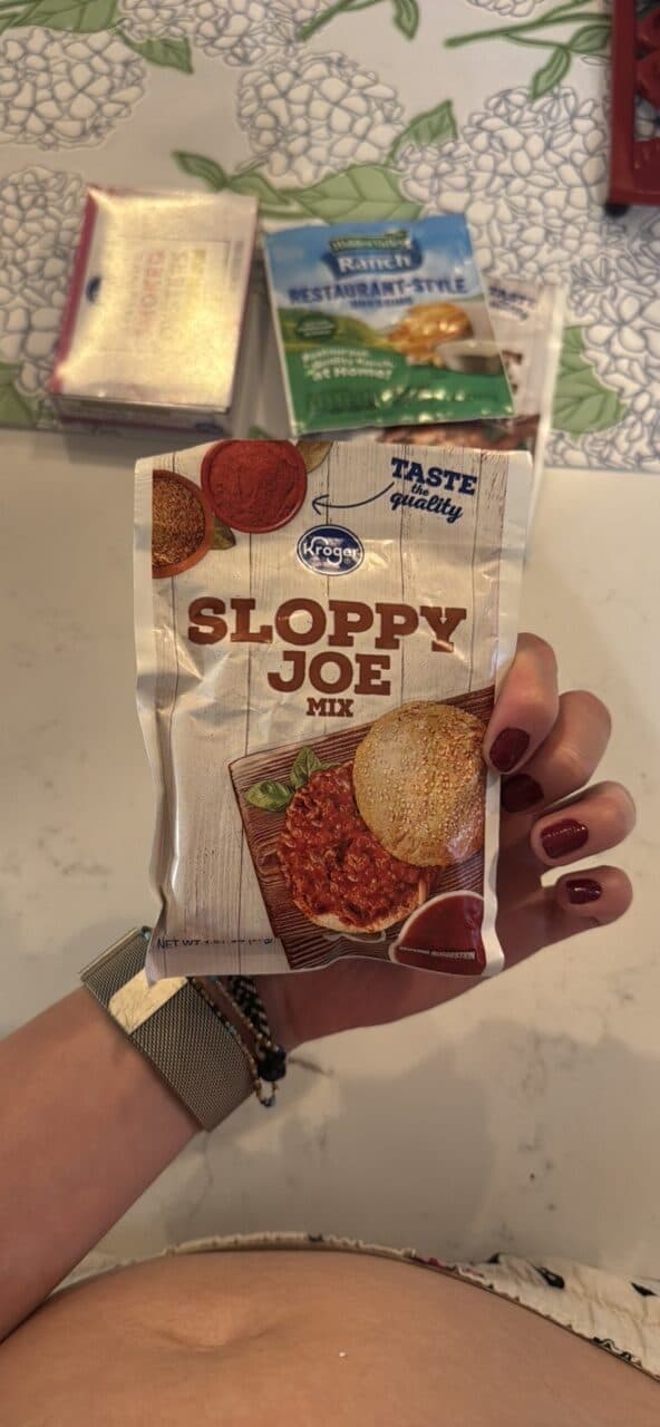 Kroger Sloppy Joe Mix packshot