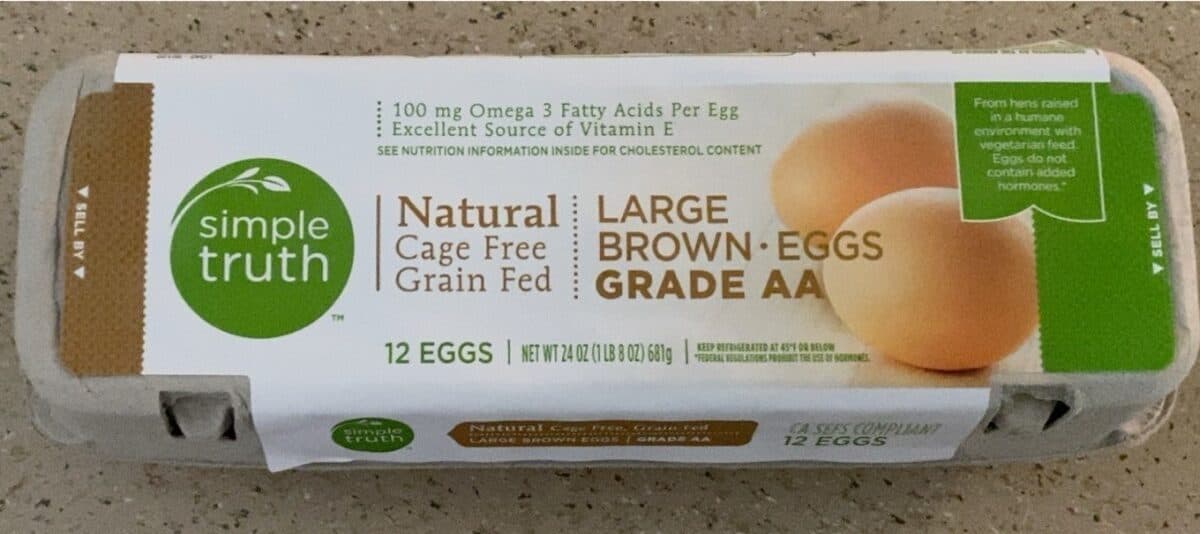 simple truth Natural Large Brown Eggs packshot