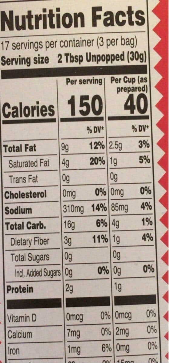 Kroger Microwave Popcorn packshot