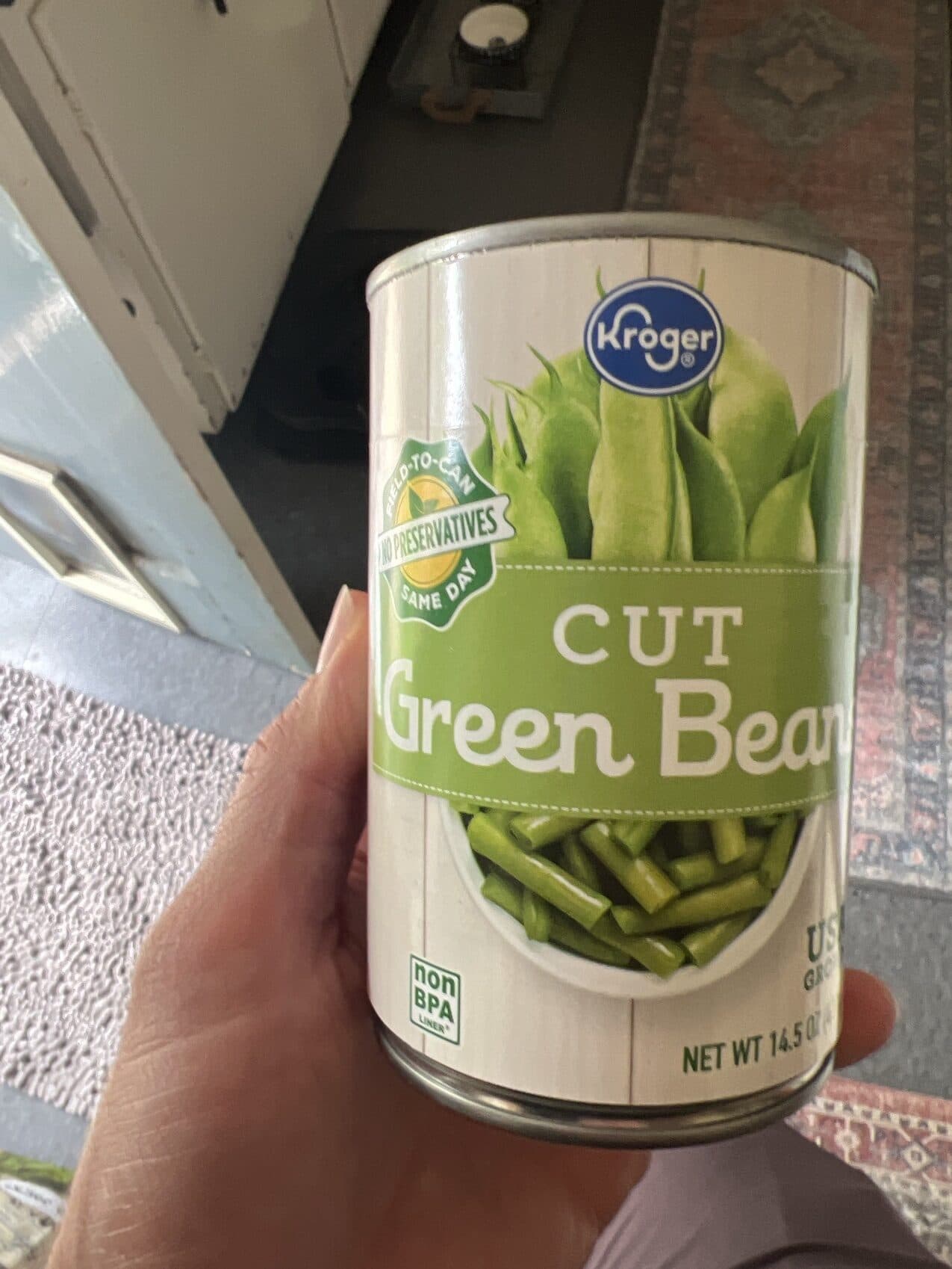 Kroger Green beans, cut packshot