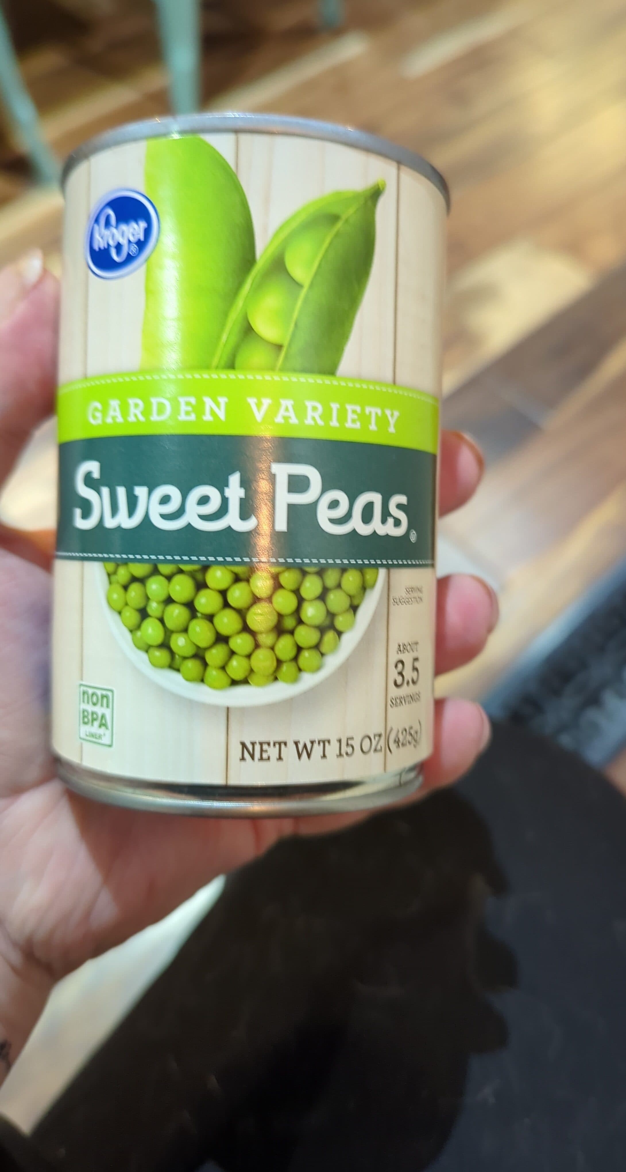 Kroger Sweet Peas packshot