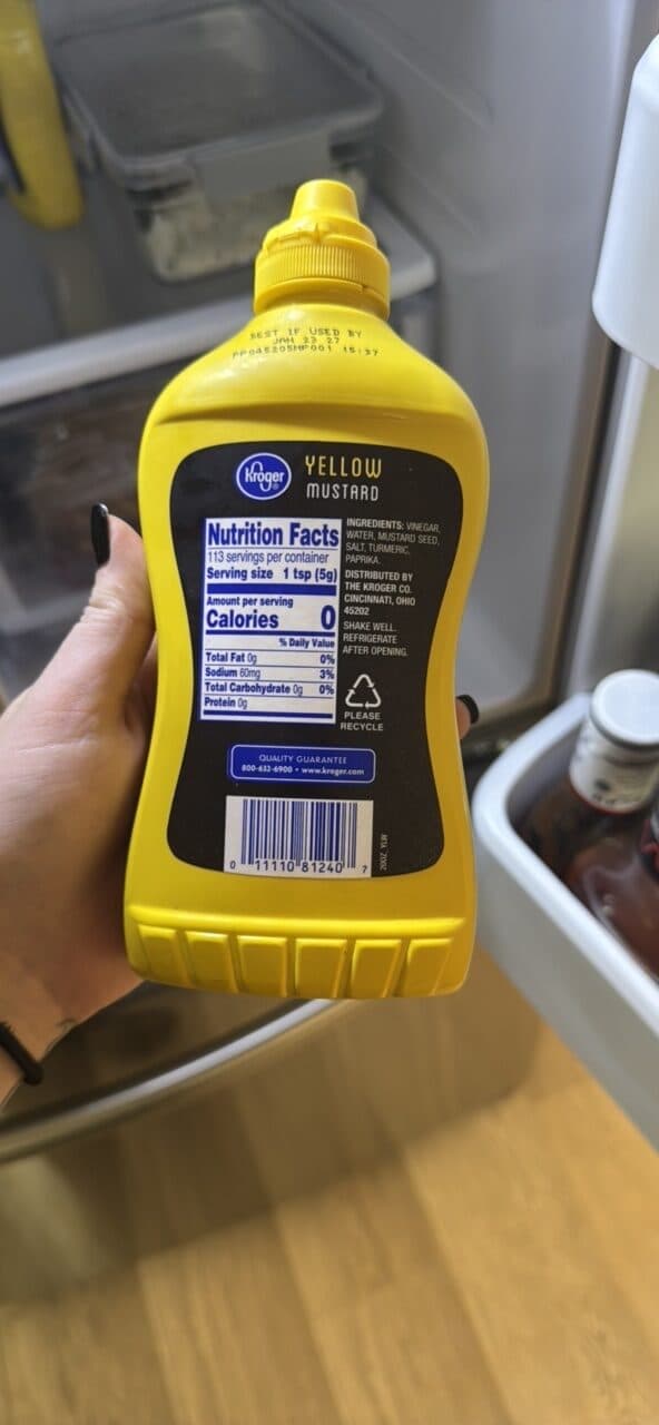 Kroger Yellow Mustard packshot