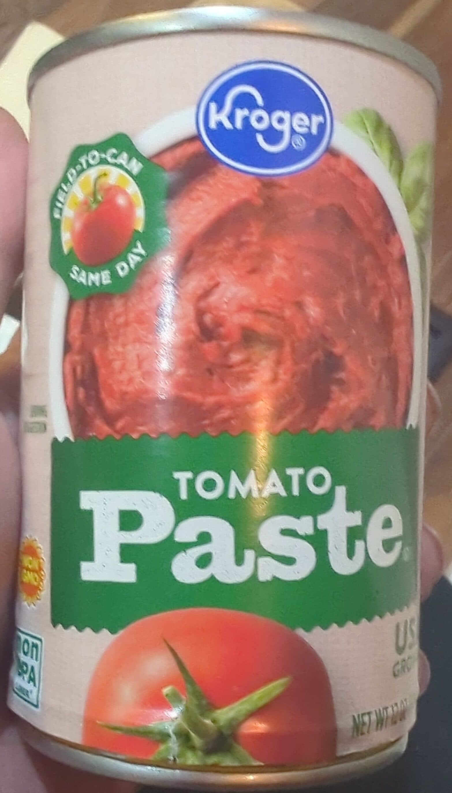 Kroger Tomato Paste packshot